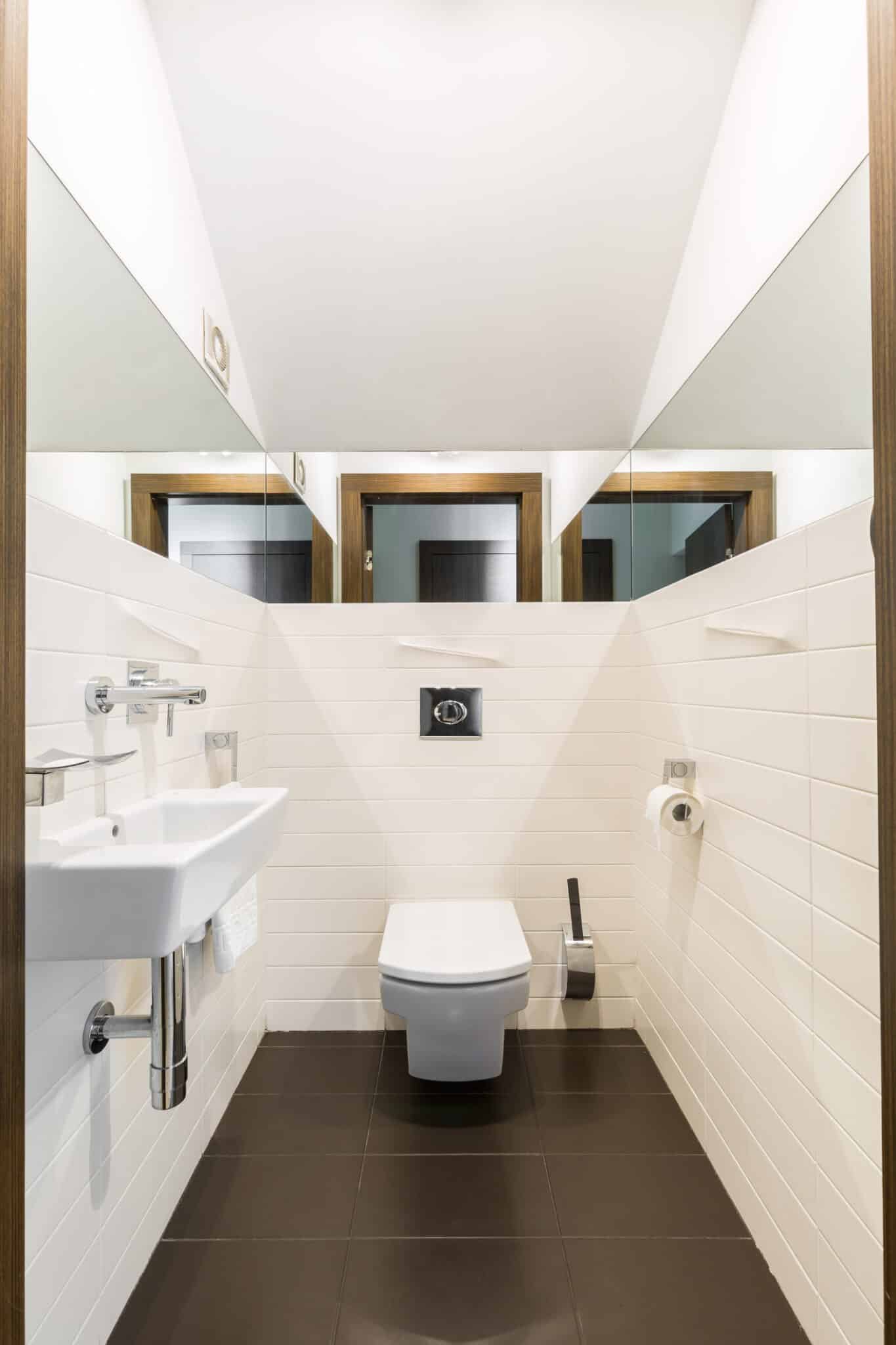 baños-modernos-pequeños Baños modernos pequeños: aprovechando hasta el último rincón