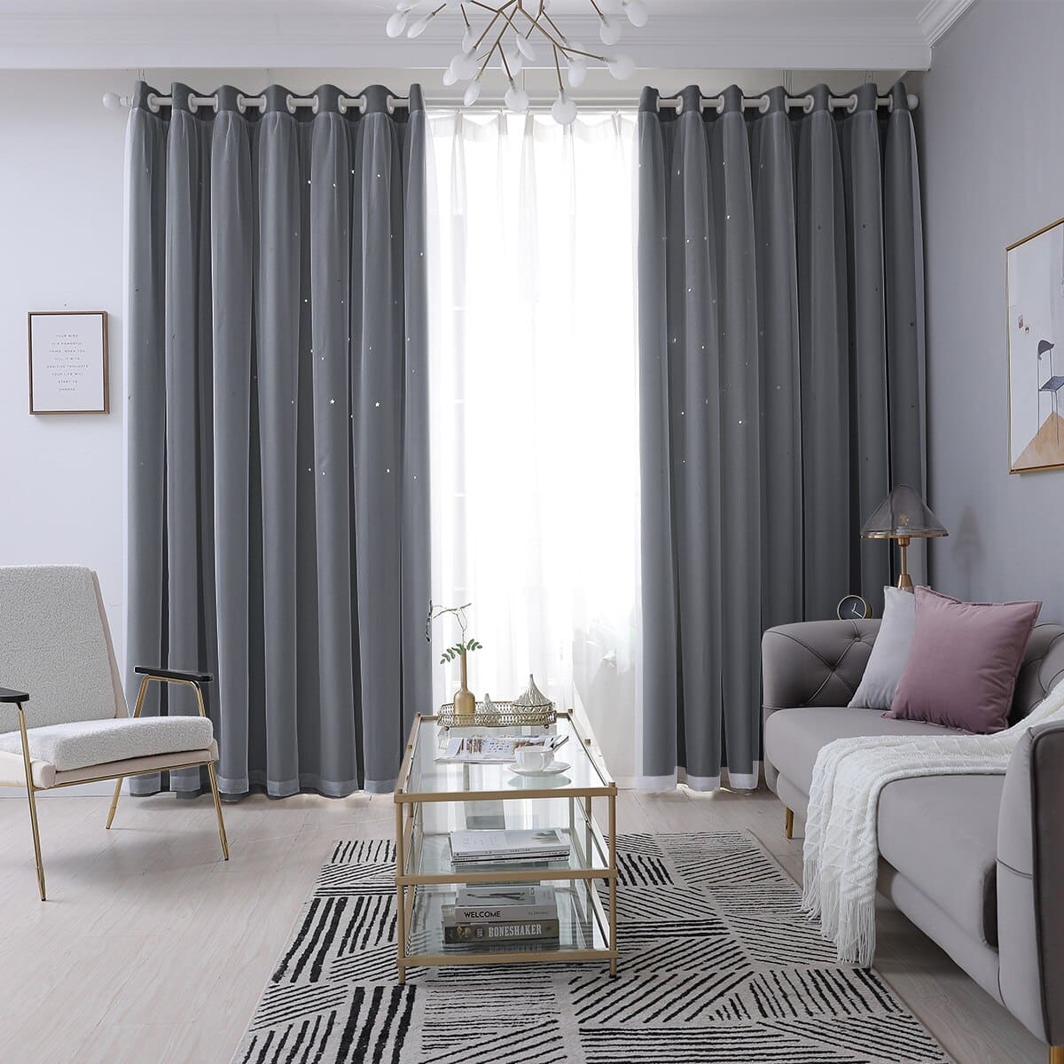 Cortinas-modernas-con-ojales-de-100x250cm-cortina-de-ventana-de-hilo-de-doble-capa-capa-de Cortinas que hagan juego con tu decoración | accesorios que no pueden faltar en tu sala