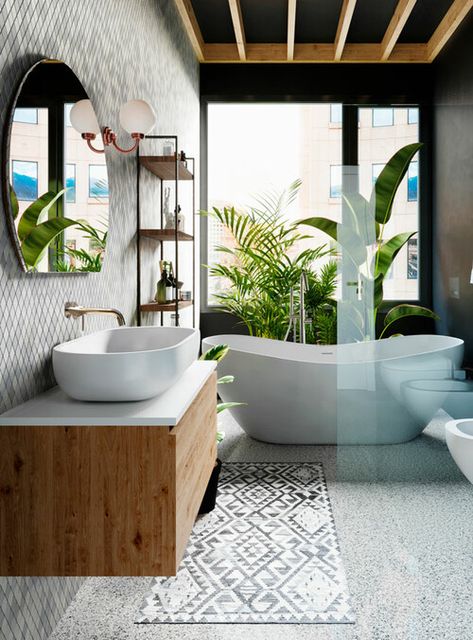 Baños-Contemporáneos Baños Contemporáneos Espacios personalizados sin objetos de más