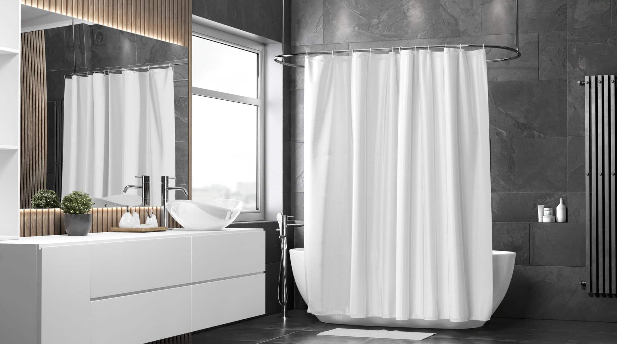 limpieza-cortinas-de-baño- Métodos caseros para limpiar cortinas de baño