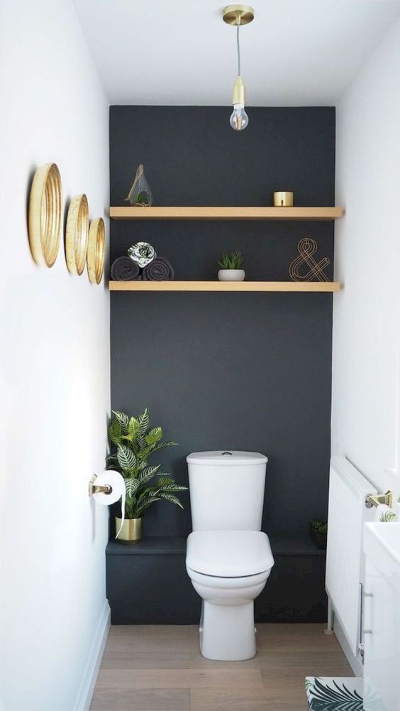 Pinturas-para-baño Pinturas para baños modernos: Dúo de Tonos y Profundidad
