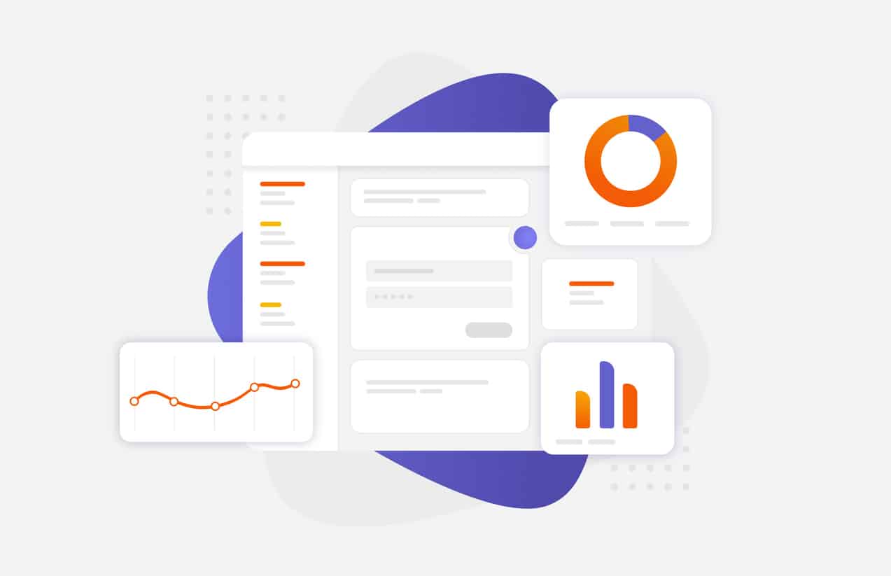 Business Reporting Dashboard Concept Illustration
